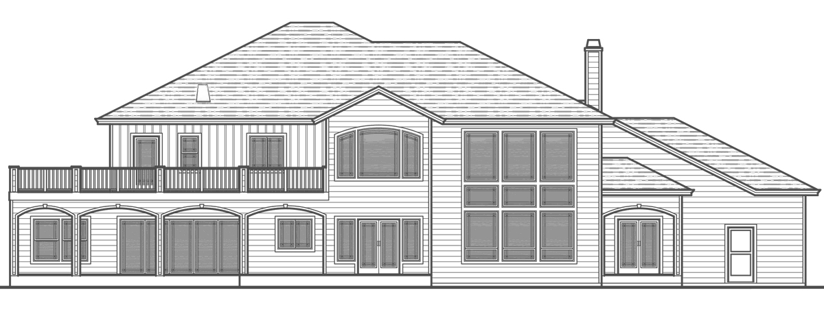 sketch home that shows the point of interest for homeowners